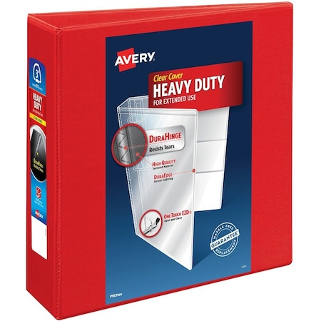 Avery Binder, View, Hd, Ezd, 3, Rd 4PK AVE79325